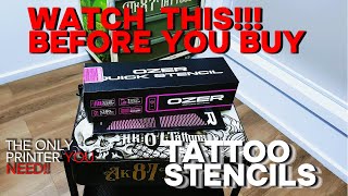 WATCH THIS  BEFORE You Buy ANY TATTOO Stencil Printer [upl. by Aitahs959]