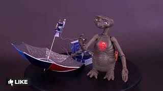 NECA Toys ET the ExtraTerrestrial Deluxe Ultimate ET Figure TheReviewSpot [upl. by Relyc880]