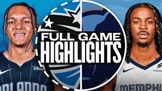 MAGIC at GRIZZLIES  FULL GAME HIGHLIGHTS  October 26 2024 [upl. by Tawnya381]