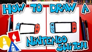 How To Draw A Nintendo Switch  Challenge Time [upl. by Tabshey]