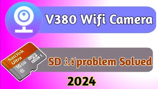 v380 wifi camera SD Card problem solve recoding problem solve [upl. by Anitnauq]