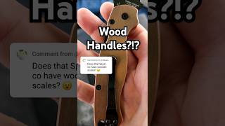 Does This Knife Have Wood Scales edgedmindset spyderco knifescales wood knifeskills [upl. by Wehner26]