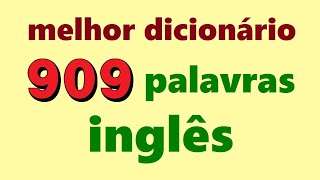 ✅ 909 Palavras em inglês com imagens para iniciantes [upl. by Ellirpa869]