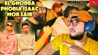 El Ghorba Algerie ft Phobia Isaac jowradio REACTION 🇩🇿🇲🇦🔥💣 [upl. by Nifled]