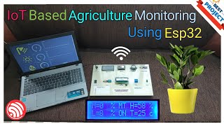 66 IoT🌐 Agriculture🌾 Monitoring💻 Using ESP32  Temp🌡️  Humidity🍃  Moisture💧 Light Intensity🔆 [upl. by Theodora]