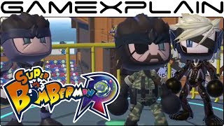 Super Bomberman Rs 21 Update Tour Solid amp Naked Snake Raiden amp Grand Prix Mode Gameplay Switch [upl. by Takken931]