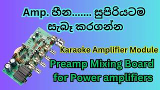 Preamp Mixing Board Amplifier Dual Microphone Input Karaoke Amplifier Module Ali Express [upl. by Holds]