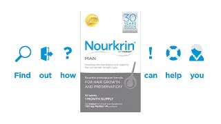 Nourkrin® Man is your solution to hair loss and all types of hair growth disruption [upl. by Feilak236]