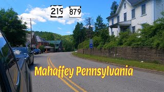 Passing Through Mahaffey Pennsylvania  6172024  Rt 219879 East [upl. by Atiugram]