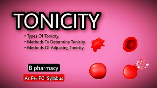 TONICITY IN HINDI  CLASSIFICATION  MEASUREMENT AND ADJUSTING TONICITY [upl. by Tristam879]