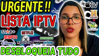 ✅ MELHOR LISTA M3U IPTV  MELHOR LISTA M3U PARA LG E SAMSUNG  MELHOR LISTA M3U DO MERCADO [upl. by Hnirt]