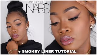 Full Face of NARS  Smokey Liner TUTORIAL  Maya Galore [upl. by Clinton]