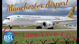 🔴Live  Manchester Airport  Plane spotting [upl. by Adiela]