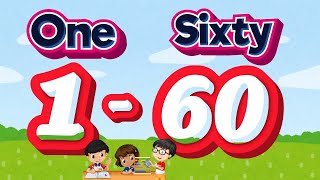 “🎉 Fun Counting Adventure Learn Numbers 1 to 60 with Names for Kids 🚀” [upl. by Wehttam]