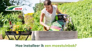 MOESTUIN  Hoe een moestuinbak installeren [upl. by Light]