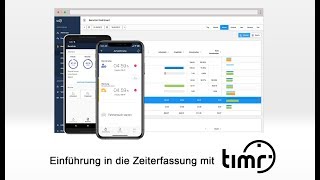 Einführung in die Arbeitszeiterfassung und Projektzeiterfassung mit timr [upl. by Barber]