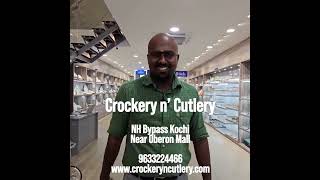 Dr Interior introducing Crockery amp Cutlery Kochi  Imported Dinnerware and Kitchenware [upl. by Akila]