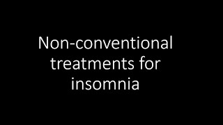 How well do external therapies work for insomnia [upl. by Anelav304]