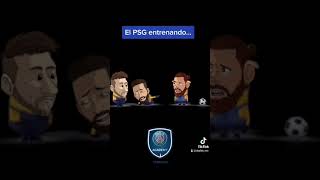 así entrenan en el PSG [upl. by Ardnasak]