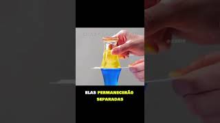 Experimentos caseiros pt119 ciencia física química curiosidades experimento viral [upl. by Ahsercal]