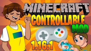 CONTROLLABLE MOD🎮 JOYSTICK para MINECRAFT 🕹Review Mod Minecraft 1161 [upl. by Krispin886]