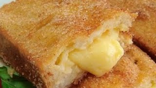 TORRIJAS RELLENAS DE CREMA PASTELERA  Receta fácil y Rápida [upl. by Mirella359]