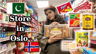 Pakistani Store in Oslo Vlog  Desi Store in Norway  Life in Norway Vlog [upl. by Aronoh324]