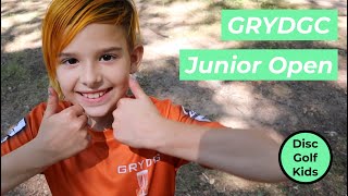 GRYDGC Junior Open Kentwood MI  FJ10 Highlights  Disc Golf Kids [upl. by Arayk675]