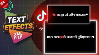 Alight motion bangla text animation 🔥 Free XML✓ Text Animation Xml File trandingxmlfile freexml [upl. by Malinda998]