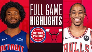 PISTONS at BULLS  FULL GAME HIGHLIGHTS  November 12 2023 [upl. by Dewar]