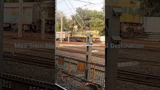 Mail Train Final Destination trending railway train railwaytravel ytshorts [upl. by Arayt460]