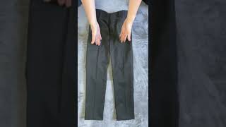 How to fold trousers with a crease [upl. by Ennovahc]