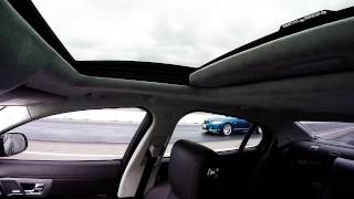 2011 Jaguar XFR vs 2010 Jaguar XFR  14 Mile Drag [upl. by Adalbert443]