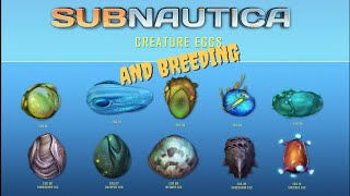 SUBNAUTICA ALL EGGS [upl. by Kailey]