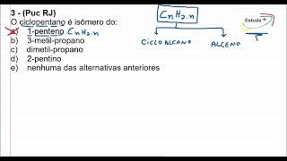 O ciclopentano é isômero do [upl. by Ecniv985]