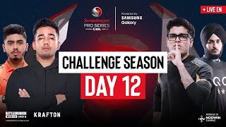 EN BGMI Challenge Season Day 12  Snapdragon Pro Series Powered by Samsung Galaxy [upl. by Ihteerp]