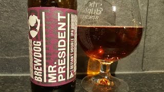 Brewdog Mr President Defiant Double IPA  Scottish Craft Beer Review [upl. by Lledyl]