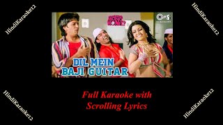 Dekha Jo Tujhe Yaar Dil Mein Baji Guitar  Full KARAOKE  Apna Sapna Money Money [upl. by Ewald]