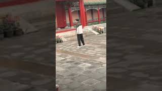 Caught Xiao Zhan standing in the middle of a courtyard in Beijing [upl. by Einuj]