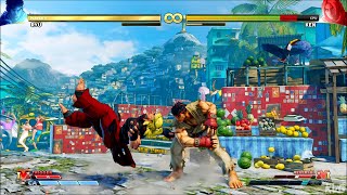 Street Fighter V Gameplay PS4 HD 1080p60FPS [upl. by Xerxes303]