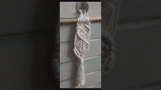 macrame knot pattern wallhanging [upl. by Assitruc12]