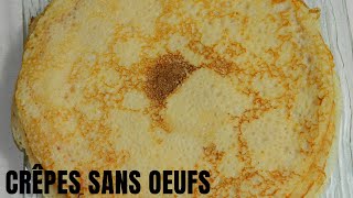 Comment faire des crêpes facile sans œufs 105  Easy pancakes [upl. by Neomah]