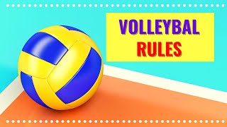 10 Volleyball Rules for Beginners [upl. by Nwahsad]