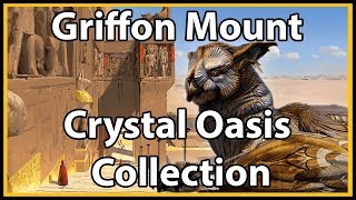 Guild Wars 2  Crystal Oasis Griffon Mount Collection [upl. by Selimah]