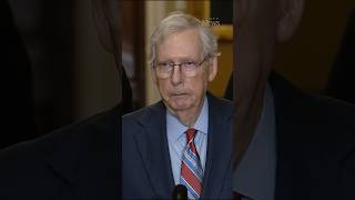 Mitch McConnell appears to freeze during press conference shorts [upl. by Annwahs635]