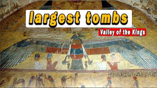 largest tombs in the Valley of the Kings in ancient Egypt [upl. by Camella]