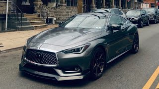 Q50Q60  coilovers vs lowering springs [upl. by Euqinmod]