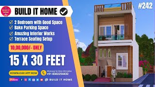 Design Your Dream Home 15x30 House Plan Guide  Makan Ka Naksha Tips amp Tricks buildithome [upl. by Nomal]