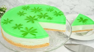 WaldmeisterTorte  Einfaches Rezept ohne backen zum Nachmachen [upl. by Ananna]