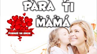 A mi madre querida Palabras de agradecimiento a mamá Pensamientos alusivos para ti querida mami [upl. by Georgena]